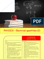 Physics 28 - Electrical Quantities 2