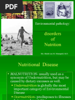 Disorders of Nutrition: Environmental Pathology