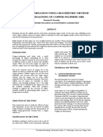 Oxidation Roasting of Sulfide Ore