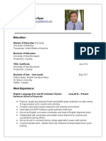 Jonathan Ryan - Resume