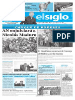 Edición Impresa Elsiglo 26-10-2016