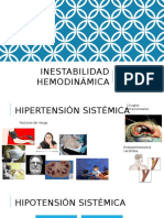 Inestabilidad Hemodinámica en URPA