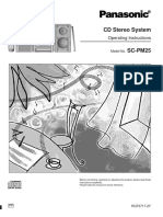 Panasonic SC-PM25 PDF