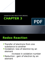 Oxidation and Reduction (Redox)