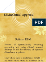 EBM&Critical Appraisal