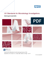 UK Standards For Microbiology Investigations: Meningoencephalitis