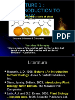 Introduction To Botany: Botany Covers Scientific Study of Plant