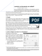 Cómo Producir Un Documento Con Calidad