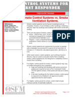 Smoke Control Vs Smoke Ventilation