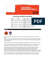 Coaching and Mentoring Skills