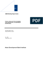 Fiscal Equalization Schemes and Subcentral Government Borrowing