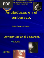 ANTIBIOTICOS EN EL EMBARAZO Presentación