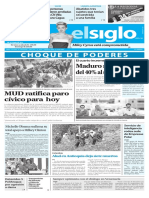 Edición Impresa Elsiglo 28-10-2016