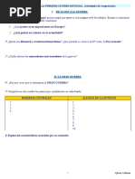 Actividades de Comprensión Sobre La IGM