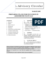 Advisory Circular: AC 139-17 (0) Preparing Plans For Inclusion in Aerodrome Manuals