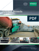 Vogele Screeds PAVER