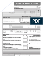 Modelo Permiso de Trabajo en Altura