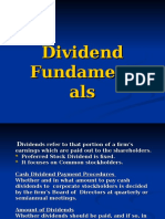 Dividend Policies