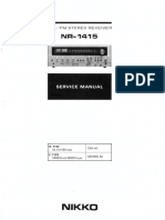 Nikko NR-1415 Service Manual