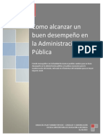 Monografía - El Desempeño de La Gestión y Administración Pública en El Perú