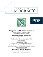 Progress and Retreat in Africa: Argentina