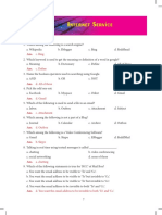 Internet Service: A. Multiple Choice Questions