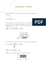 Integrales Triples