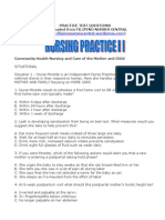 Practice Test Questions Downloaded From FILIPINO NURSES CENTRAL