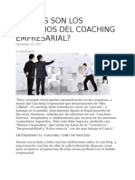 Principios Del Coaching Empresarial