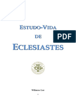 Estudo-Vida de Eclesiastes