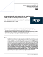 A Eletroestimulação Pode Ser Considerada Uma Ferramenta Válida para Desenvolver Hipertrofia Muscular?