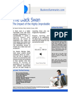 The Black Swan Nassim Nicolas Taleb Business Summaries