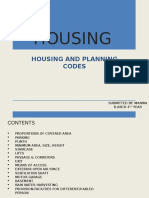 Housing: Housing and Planning Codes