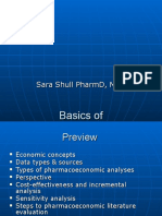 Basics of Pharmacoeconomics and Outcomes Research