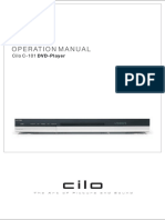 Operationmanual: Cilo C-101 DVD-Player