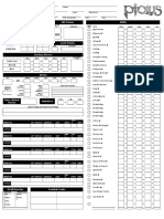 Ptolus Character Sheet