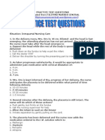 Practice Test Questions