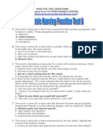 Psychiatric Nursing Practice Test 6