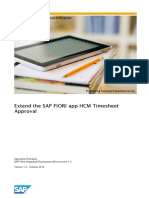 How To Extend The SAP FIORI App HCM Timesheet Approval