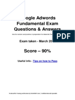 Adwords Fundamental Exam Questions Answers 2016