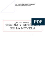 Bakhtin Mihail - Teoria Y Estetica de La Novela