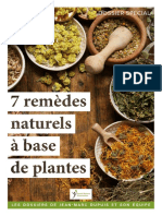 Dossier Santé 7remèdes Naturels À Base de Plantes