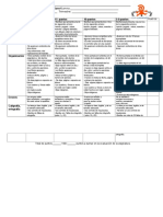 Rúbrica para Evaluar Cuaderno de Clase Llaranes Tercer Ciclo