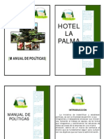 Manual de Politicas Hotel La Palma