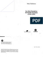 Mackinnon, Moira. Los Años Formativos Del Partido Peronista 1946-1950