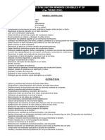 Criterios de Evaluación Mínimos Exigibles 4º A