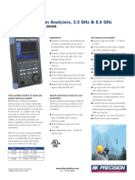 Ficha Técnica Analizador de Espectro