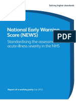 National Early Warning Score (NEWS) 