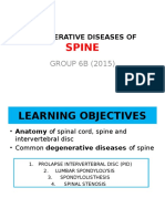 Degenerative Diseases of Spine