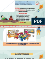 Competencias Del Docente de Ciencias Sociales